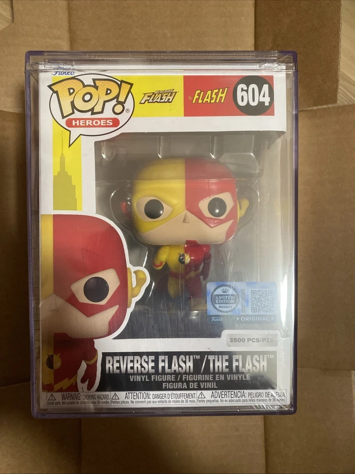 Funko POP! Vinyl: DC Heroes - Reverse Flash / The Flash Split #604 - In Hand