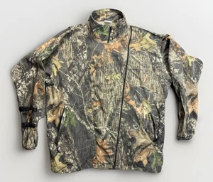 2XL No Trace Mossy Oak Camo Archery Bowhunting Jacket Offset Zipper Sleeve Cinch - Picture 1 of 23