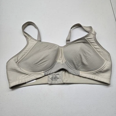 Sujetador Vanity Fair para mujer 38C gris camiseta inalámbrica convertible correa ajustable Foto 1 de 4