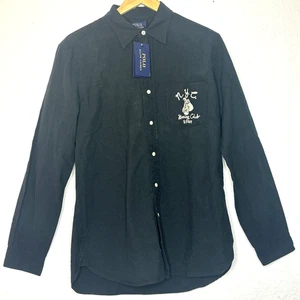 Polo Ralph Lauren Embroidered Button Shirt Men’s M New York NYC Boxing Club NWT - Picture 1 of 13