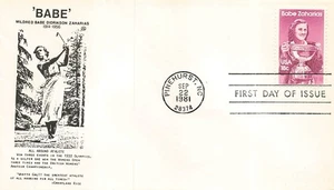 1932 18c BABE ZAHARIAS GOLF - RE - Ralph Eller cachét - Imagen 1 de 1