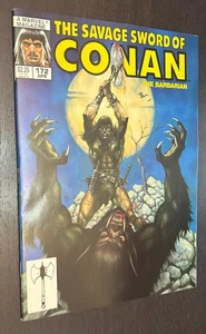 SAVAGE SWORD OF CONAN #172 (Marvel Comics 1990) -- Copper Age Fantasy -- NM- - Picture 1 of 3