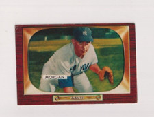 TOM MORGAN 1955 BOWMAN BASEBALL VINTAGE CARD #100 NEW YORK YANKEES BASEBALL RARE