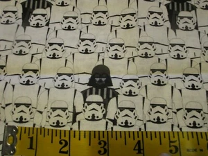 Fat Quarter Cotton Fabric Star Wars Darth Vader Storm Troopers Approx 18" x 21" - Picture 1 of 3