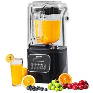 Professional Blender with Shield, Commercial Countertop Blenders, 68 oz Glass J - Picture 1 of 1