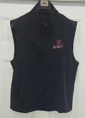 CHALECO BOXERCRAFT "MIAMI" HOMBRE NEGRO POLIÉSTER TEJIDO ELÁSTICO TALLA XL NUEVO CON ETIQUETAS $50 Foto 1 de 4