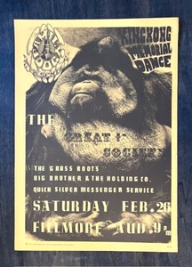FAMILY DOG Poster Nr. FD02 King Kong Dance BIG BROTHER Quicksilver 2. Druck - Bild 1 von 6