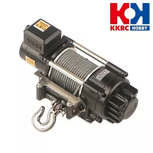 KKRC verricello RC metallo per 1/10 RC cingolato SCX10 D90 D110 TF2 TRX4 KM2 1/14 camion - Foto 1 di 6
