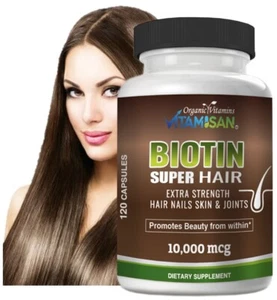 Hair Health Growth Vitamins with Biotin & Keratin M S Maximum absorption 120 - Picture 1 of 12