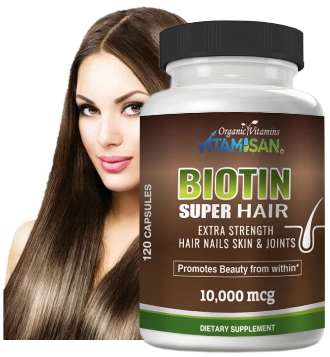 头发生长维生素含生物素和角蛋白 M S 最大吸收 120 — 第 1/4 张图片