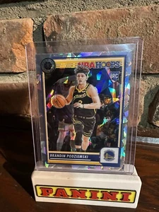 Aros de la NBA Panini 2023-24 Stock Premium - Ice Prizm #15 Brandin Podziemski (RC) - Imagen 1 de 2