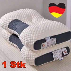 48*74cm Kopfkissen Nackenkissen Orthopädisch Schlafkissen Nackenstützkissen - Bild 1 von 15