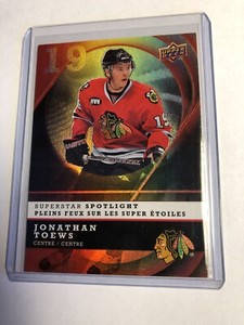 2008-09 UD McDonalds Jonathan Toews Superstar Spotlight #IS3