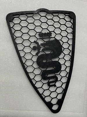 Griglia Scudo A Nido D'Ape Alfa Romeo Mito 2008-2015 Con Biscione Nero - Image 1 of 4