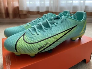Nike Vapor 14 Academy FG MG 'Dynamic Turquoise Lime Glow' CU5691-403 M taglia 12,5 - Foto 1 di 7