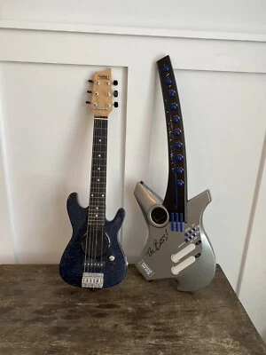 (2) First Act Discovery Electric Guitar Strings Mini Guitar W/Built In Speaker - Image 1 of 4