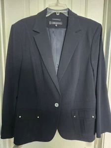Anne Klein Womens Suit Separate One-Button Blazer Jacket SZ 24 - Picture 1 of 9