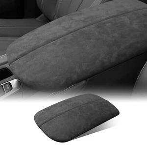 Almohadilla protectora de cojín con reposabrazos de gamuza Alcantara para BMW X5 X6 F15 F16 13-19 - Imagen 1 de 6
