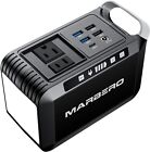 MARBERO Portable Power Bank with AC Outlet, Peak 120W/110V Portable Laptop