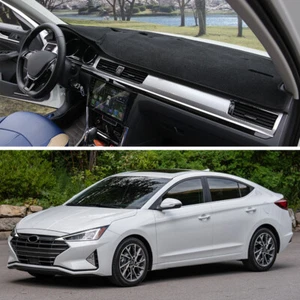 Car Dashboard Dash Mat Cover Sun Visor Pad for Hyundai Elantra 2017-2020 18 19 - Picture 1 of 7