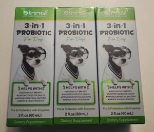 Lot 3 Natural Probiotic for Dogs Relieve Diarrhea Gut Health Itchy Skin Allergy - Picture 1 of 1