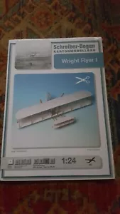 SCHREIBER BOGEN - PAPIERMODELL - WRIGHT FLYER I - Bild 1 von 3