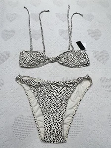 Kendall & Kylie Damen Bikini Set Größe XL Leopard Tier Punkte Muster Neu mit Etikett $ 120 - Bild 1 von 10