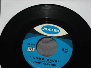JIMMY CLANTON Come Back / Wait ACE 600 45 7"EXC - Picture 1 of 2