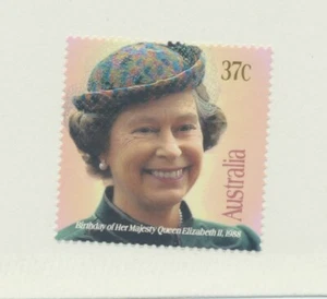 Australien Briefmarke Scott #1079, Queen Elizabeth II Geburtstagsausgabe von 1988, postfrisch - Bild 1 von 1