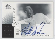 2001 SP Authentic Sign of the Times Matt Kuchar #MK Rookie Auto RC