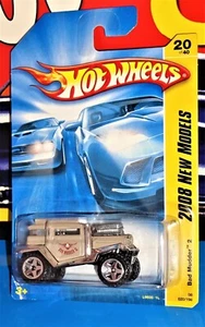Hot Wheels 2008 neue Modelle Bad Mudder 2 khaki hellbraun mit Chrom Kotflügel/Innenraum - Bild 1 von 2