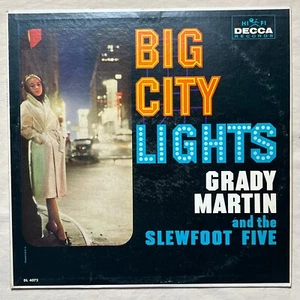 GRADY MARTIN Big City Lights 1960 Vinyl LP Decca DL 4072 - VG+ - Picture 1 of 4