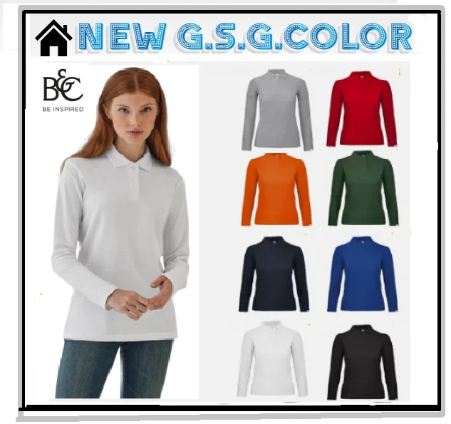 Damen Polo Langarm ID.001 - Bild 1 von 1