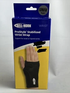 ProStyle Stabilized Wrist Wrap Arthritis Carpal Tunnel Support Brace Right Black - Picture 1 of 10