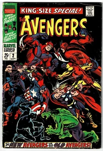 The Avengers King Size #2 Sehr guter Zustand Neu vs Alt Marvel Comics 1968 Silver Age U-1 - Bild 1 von 2