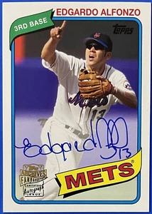 2015 Topps Archives #FFA-EA Edgardo Alfonzo Fan Favorites Autographs Auto Mets - Picture 1 of 3