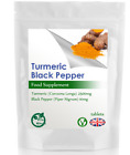 High Strength Turmeric 2500mg & Black Pepper Tablets (30/60/90/120/180 Pack) UK