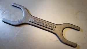 Vintage Baltimore Tool Works No. 38 Schrank Spud Schraubenschlüssel Klempner Ventil Werkzeug 12" L - Bild 1 von 9