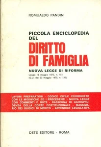 PANDINI Romualdo, Piccola enciclopedia del diritto di famiglia - Foto 1 di 1