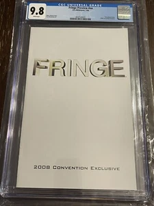 Raro 9,8 CGC 2008 Convención Exclusivo FRANJA VISTA PREVIA Cómic J Abrams - Imagen 1 de 10