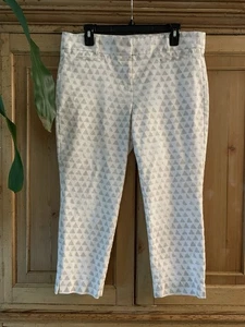 LOFT Ann Taylor Hose | Weiß The Riviera Marisa Chino Ankle Res | Damen 12p - Bild 1 von 9
