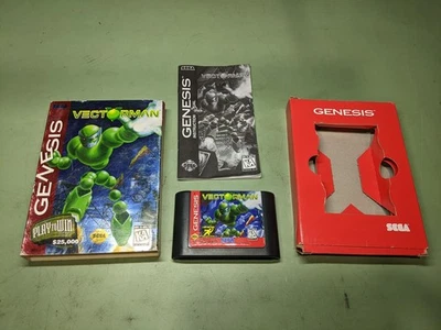 Vectorman [Cardboard Box] Sega Genesis Complete in Box - Image 1 of 4