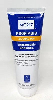 MG217 3% Psoriasis Therapeutic SHAMPOO 3% Coal Tar 8oz Exp 12/2026 - Image 1 of 2