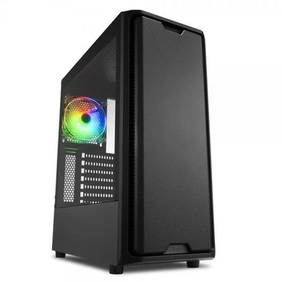 SHARKOON CASE SK3 RGB ATX 7 SLOT ESPANSIONE, PANNELLO FRONTALE VETRO TEMPERATO,  - Immagine 1 di 4