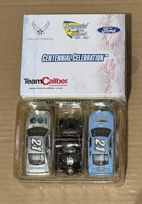 2003 Wood Brothers Рики Радд ВВС столетие празднования 3 автомобиля 1:64 комплект - Изображение 1 из 3