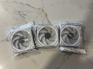 Lian Li Knock Off 3x White Rgb Fans - Picture 1 of 1