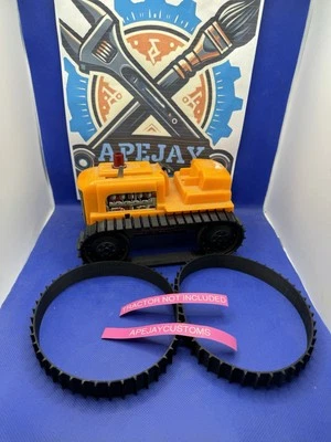 1 par de pistas nuevas para naranja de colección juguetes Marx "TRACTOR DE ESCALADA" vehículo de cuerda Foto 1 de 4