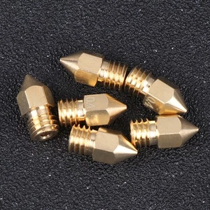 20 Pcs Brass Extruder Nozzle Brass Extruder Head 3D Extruder Nozzle - Afbeelding 1 van 12