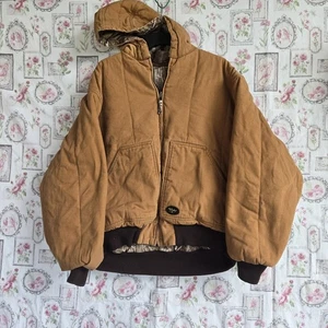 Walls Insulated Workwear Hooded Jacket Reversible Realtree Camo XL Duck Canvas - Picture 1 of 7