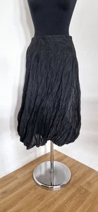 Annette Gortz black long skirt size 38 UK 10 bubble asymmetric steampunk goth - Picture 1 of 10